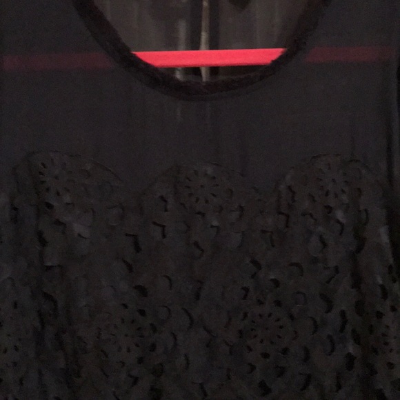 Chelsea 28 navy blue chiffon dress - Picture 4 of 4